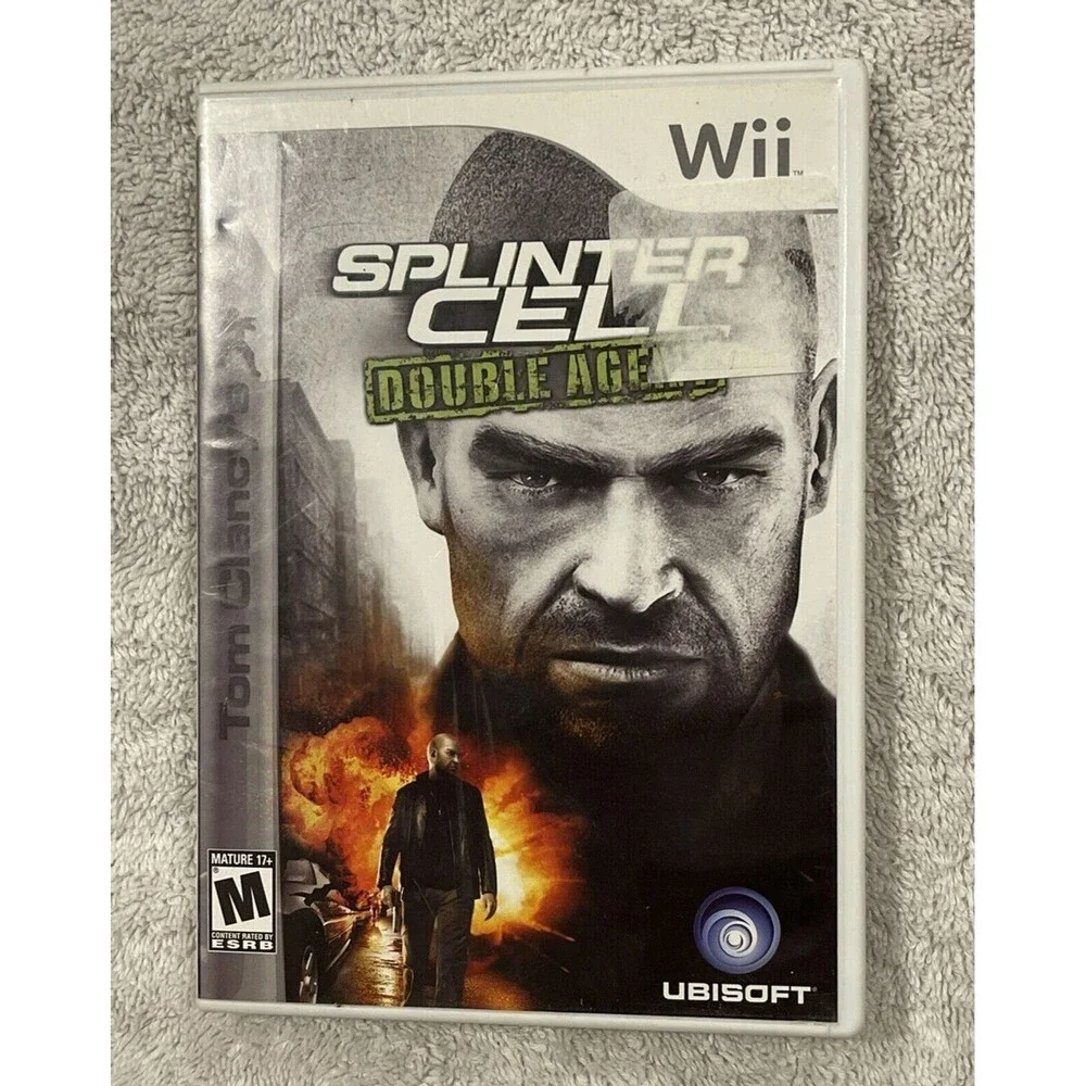 Tom Clancy's Splinter Cell: Double Agent Wii TESTED CASE DISC BOOK Video Game